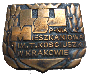 Zota odznaka zasuonego dla Spdzielni im T. Kociuszki